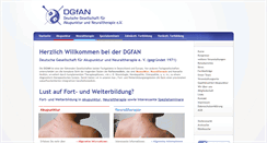 Desktop Screenshot of dgfan.de